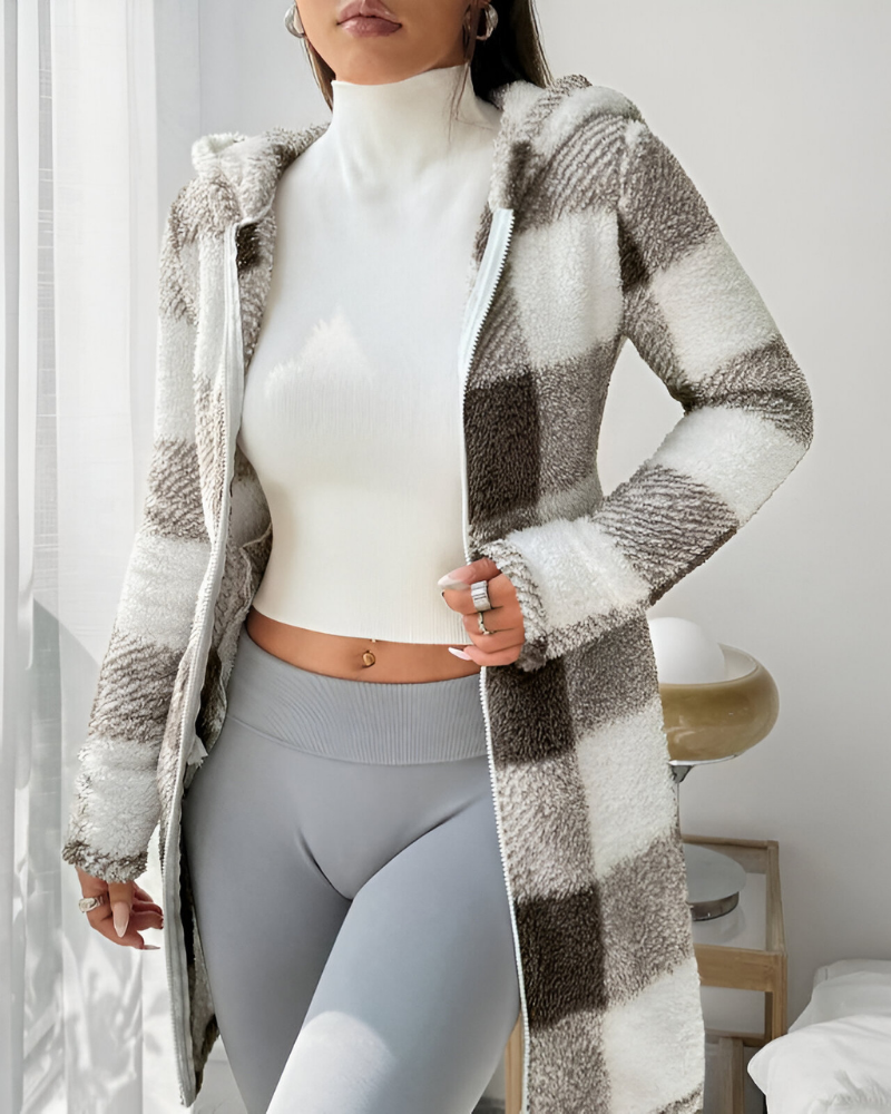 Zari™ | Giacca Moderna Calda con Cappuccio