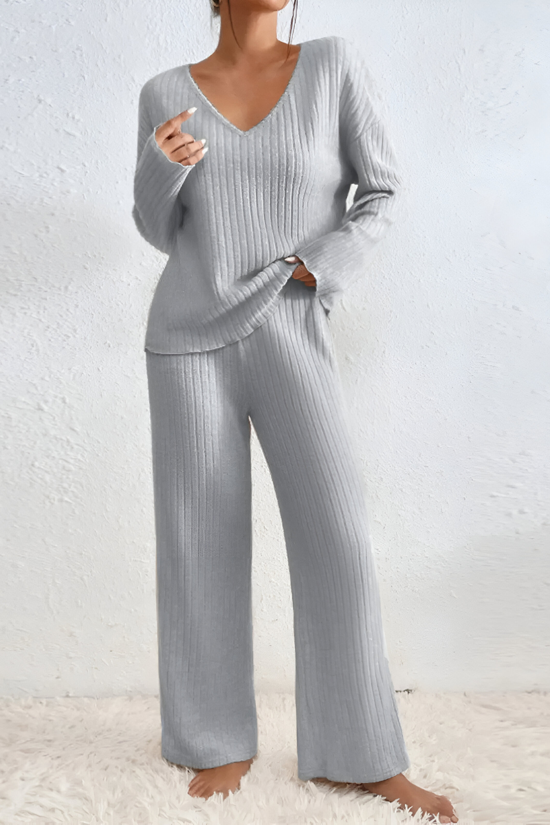 Amaris™ | Set lounge a maglia a coste morbido