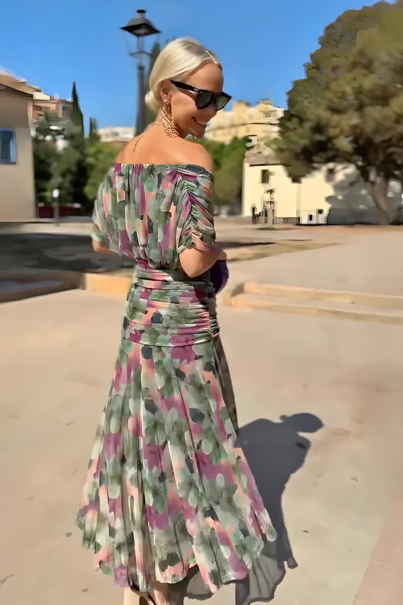 Yalena™ | Elegante vestito maxi floreale