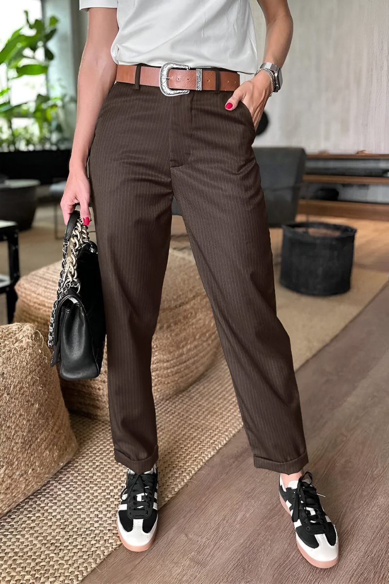 Niva™ | Elegante pantalone a righe