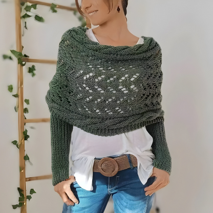 Saren™ | Sciarpa Calda Lavorata a Maglia