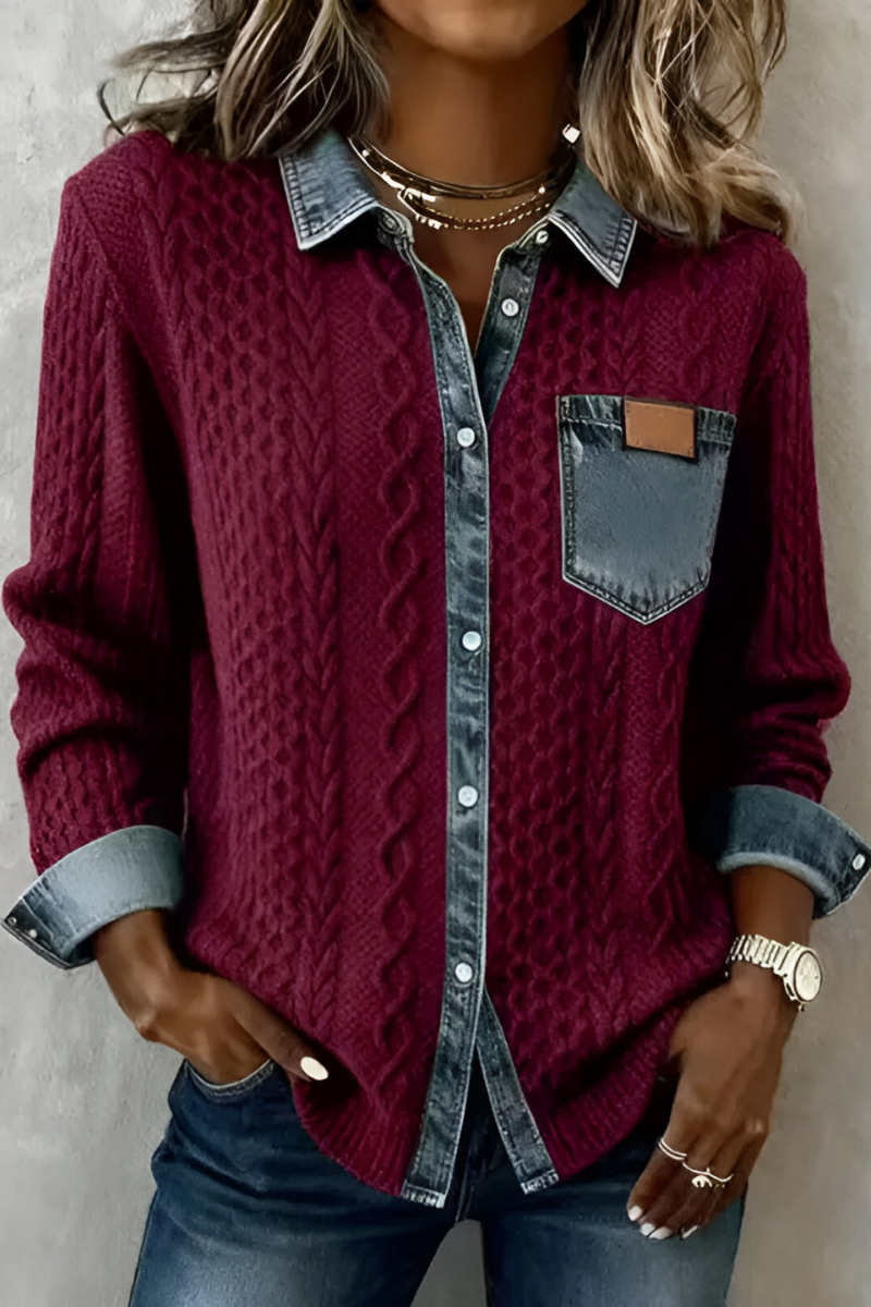 Selo™ | Blusa in Denim Confortevole