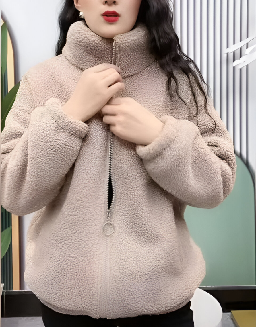 Tiziana™ | Giacca con zip calda e spessa
