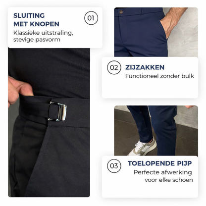 Milo™ | Pantaloni casual attillati e stilosi