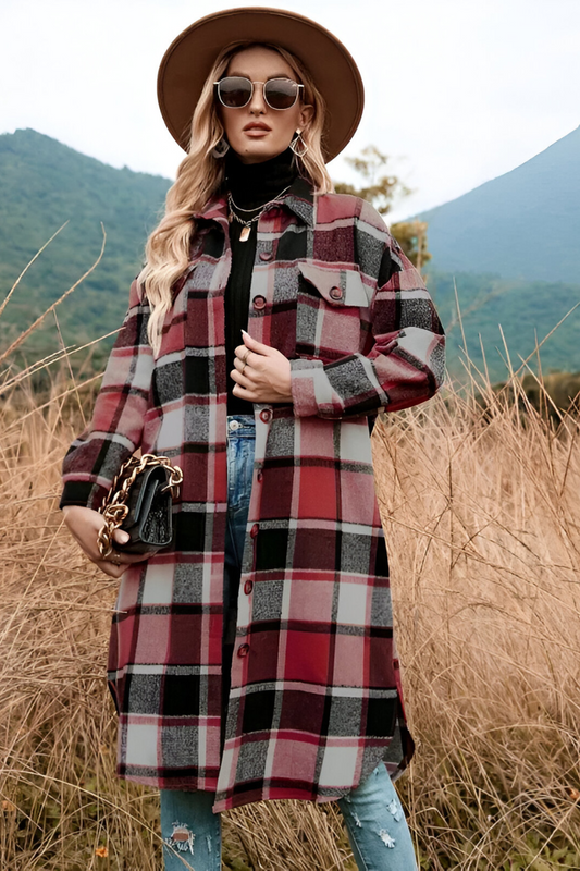 Liva™ | Giacca Autunnale Calda a Righe