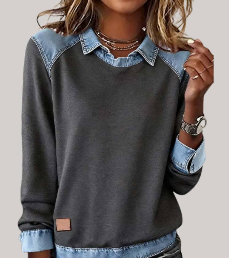 Nomi™ | Maglione Denim Confortevole