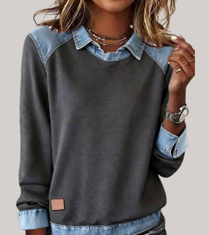 Nomi™ | Maglione Denim Confortevole