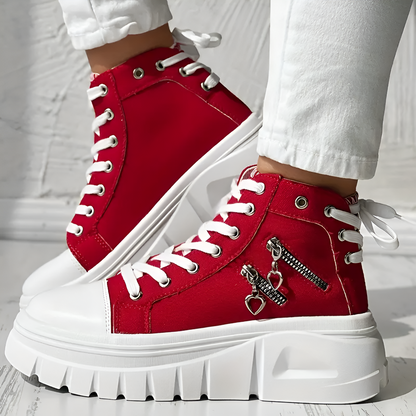 Elin™ | Sneakers Alte Ortopediche in Denim