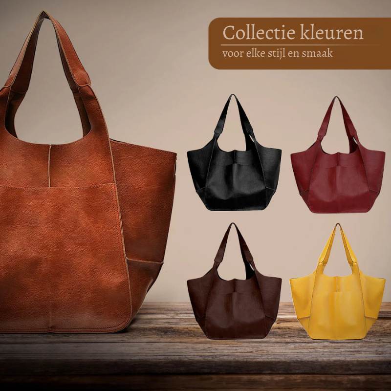 L'eleganza senza tempo di Laura | Borsa Vintage in Pelle Vegana