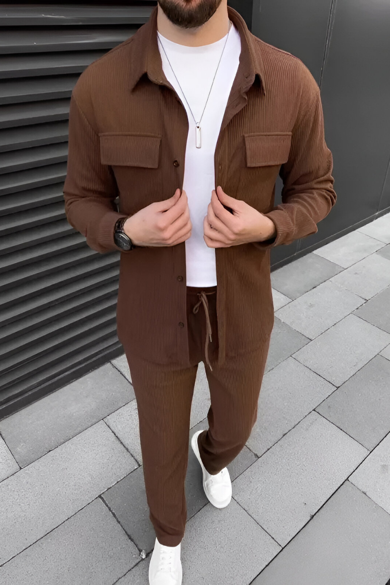 Nilo™ | Set Coordinato Casual a Costine