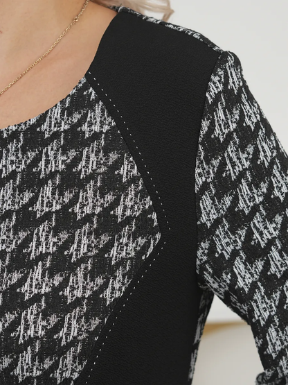Lysa™ | Abito Midi a Motivo Elegante