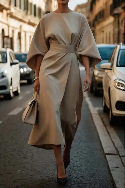 Mira™ | Elegante Abito Midi con Cintura