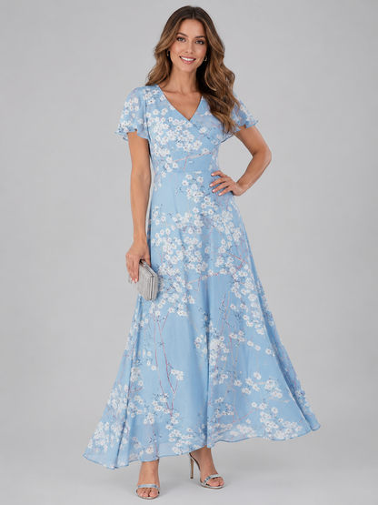 Florine™ | Abito Maxi a Fiori Camuffa Pancia