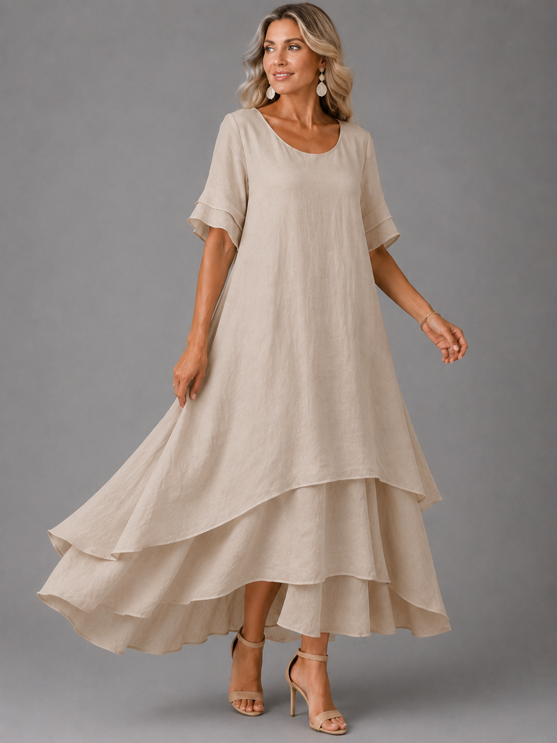 Maëlle™ | Abito Maxi Leggero per Camuffare la Pancia