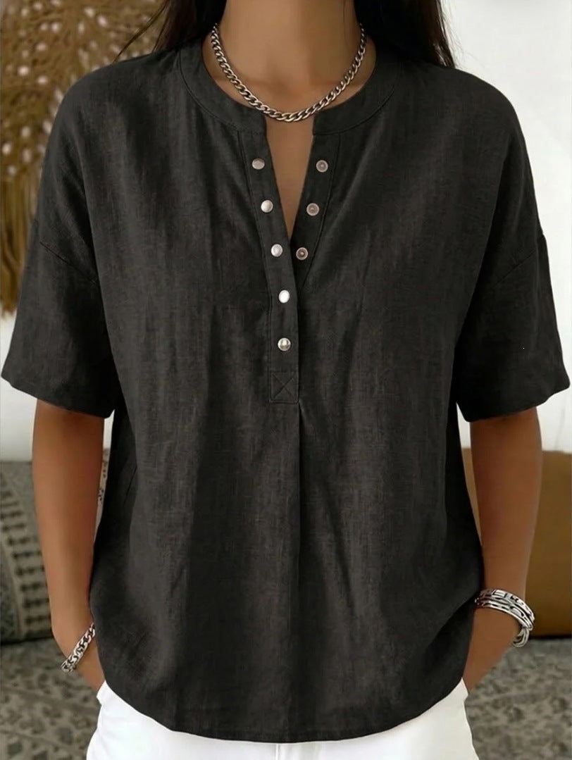 Mies™ | Blusa Estiva in Lino Leggero 1+1 GRATIS