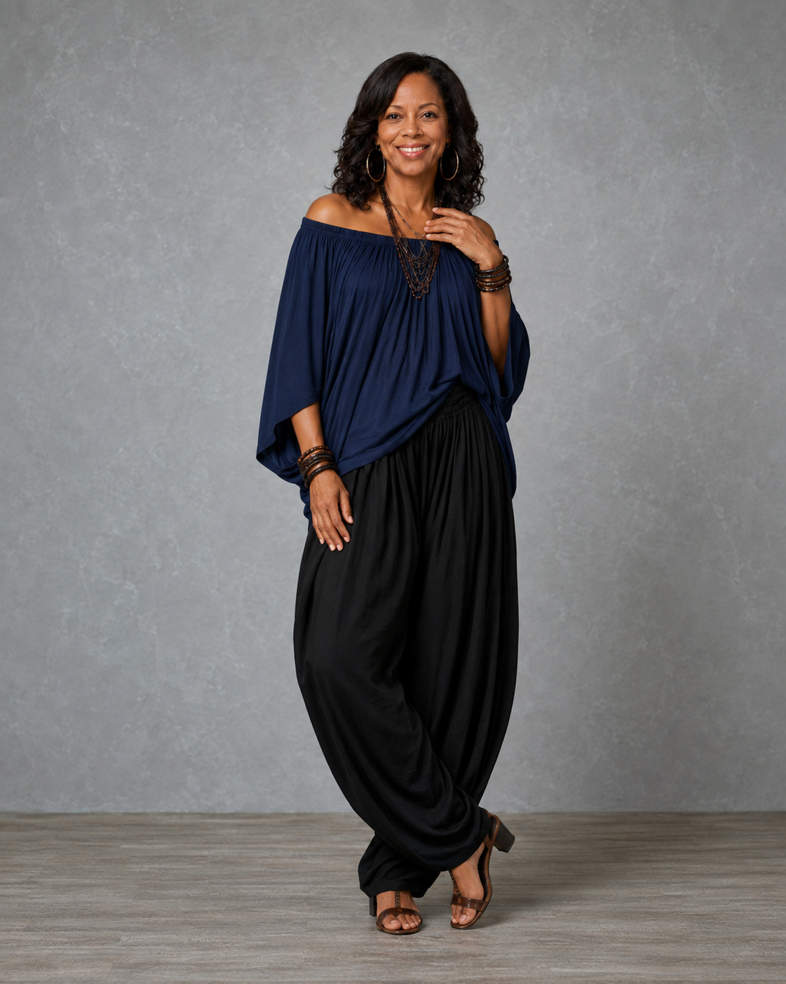 Maïlys™ | Set Relaxed Off-Shoulder 2 Pezzi
