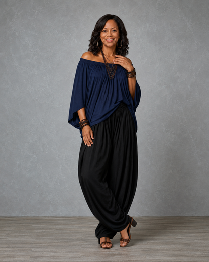 Maïlys™ | Set Relaxed Off-Shoulder 2 Pezzi