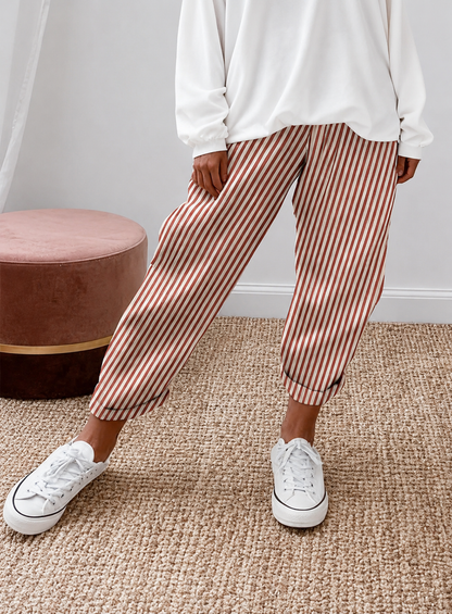 Nora™ | Pantaloni a Righe Confortevoli