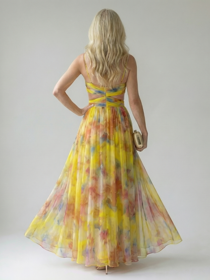 Vivienne™ | Maxi Abito con Stampa Camuffante per Pancia