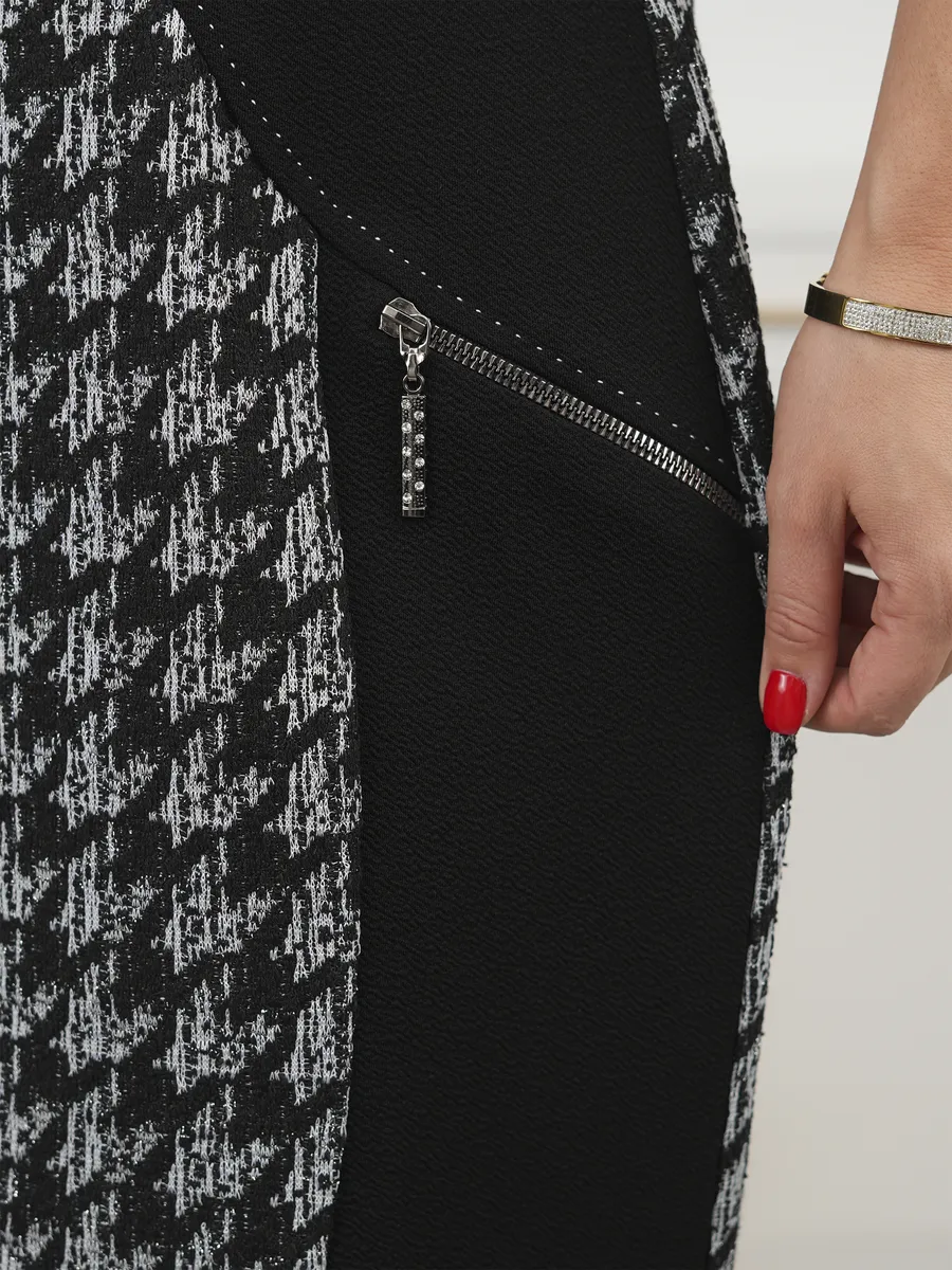 Lysa™ | Abito Midi a Motivo Elegante