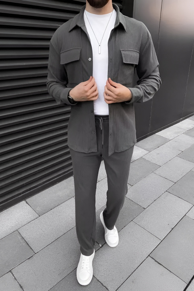 Nilo™ | Set Coordinato Casual a Costine