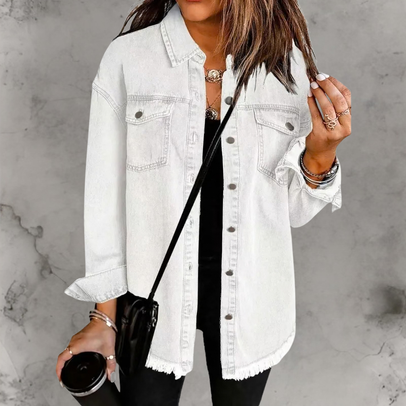 Kian™ | Giacca di Jeans Casual con Bottoni