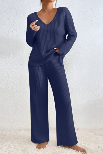 Amaris™ | Set lounge a maglia a coste morbido