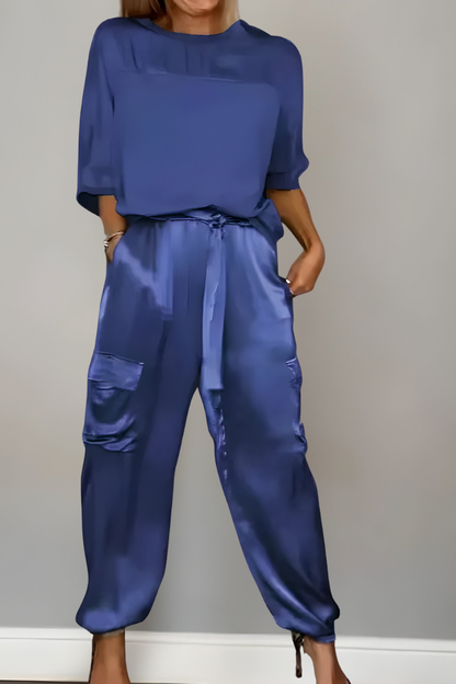 Enya™ | Elegante Set Abbinato in Seta