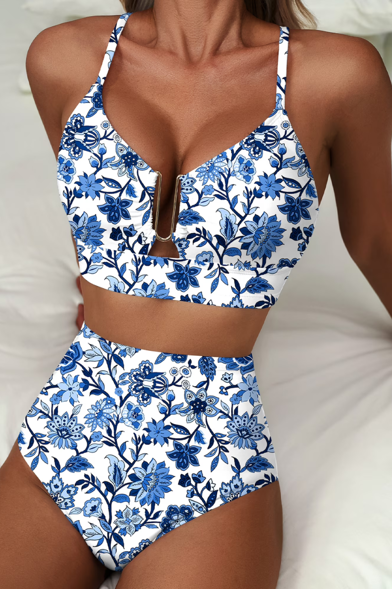 Fenna™ | Set Bikini a Quadri Moderno