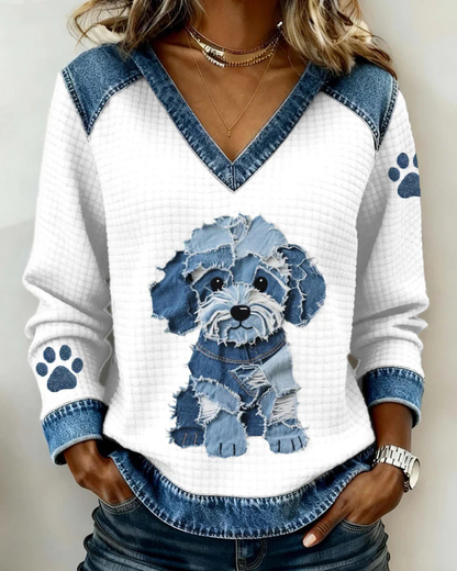 Dax™ | Maglione Con Stampa Patchwork Di Animali