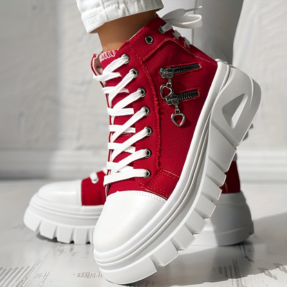 Elin™ | Sneakers Alte Ortopediche in Denim