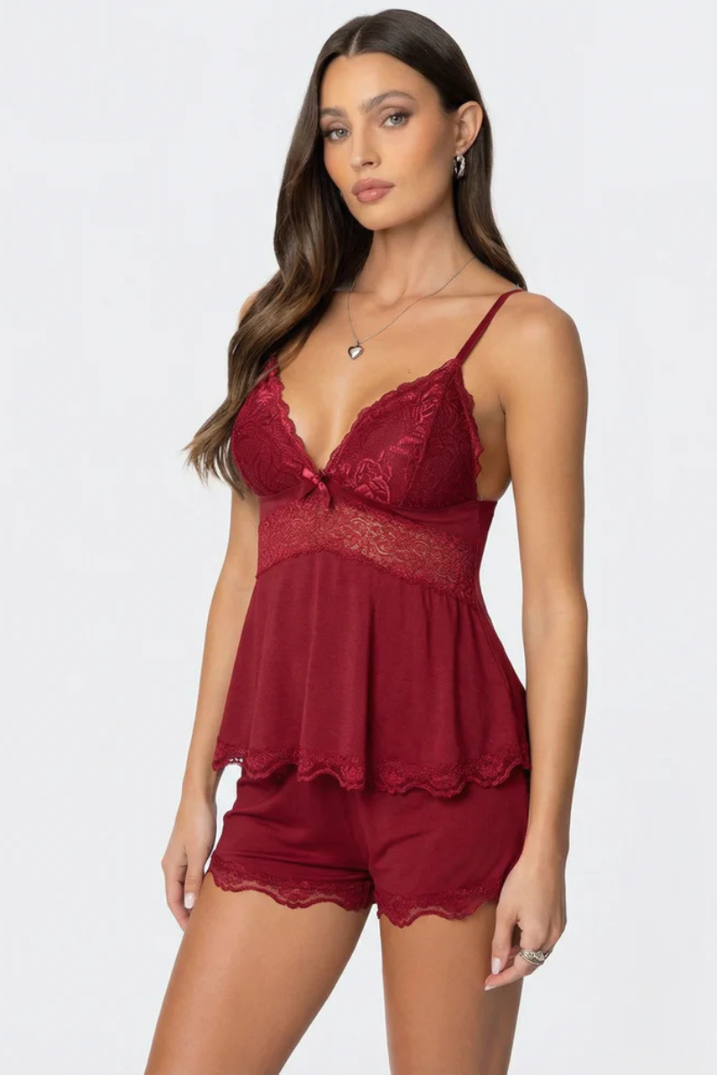 Meya™ | Set da Notte Elegante in Pizzo