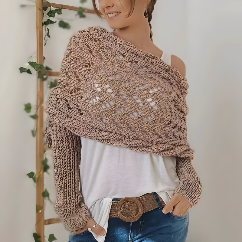 Saren™ | Sciarpa Calda Lavorata a Maglia