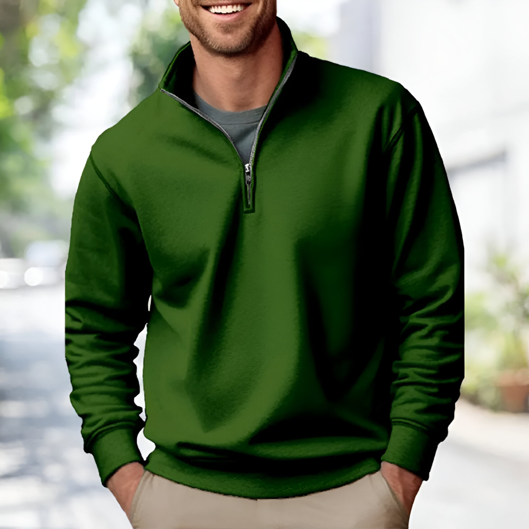 Leopoldo™ | Felpa con zip di lusso