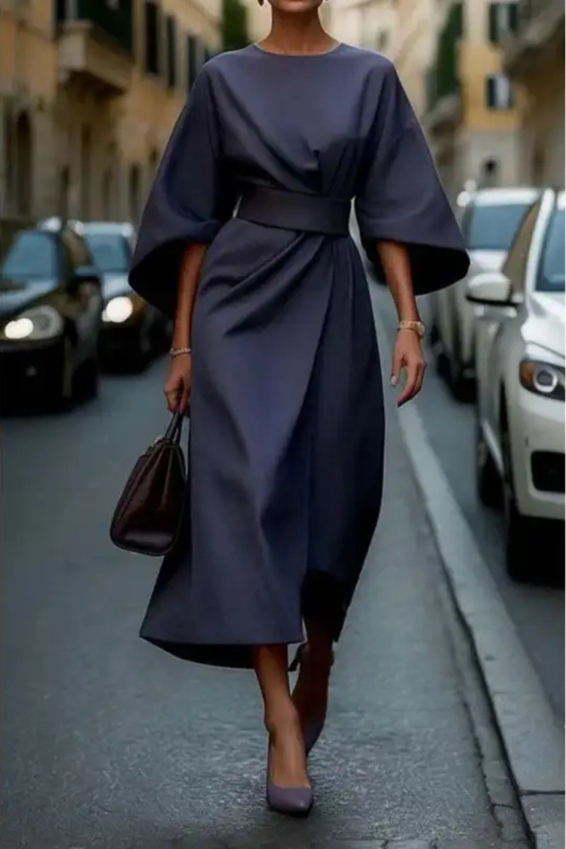 Mira™ | Elegante Abito Midi con Cintura