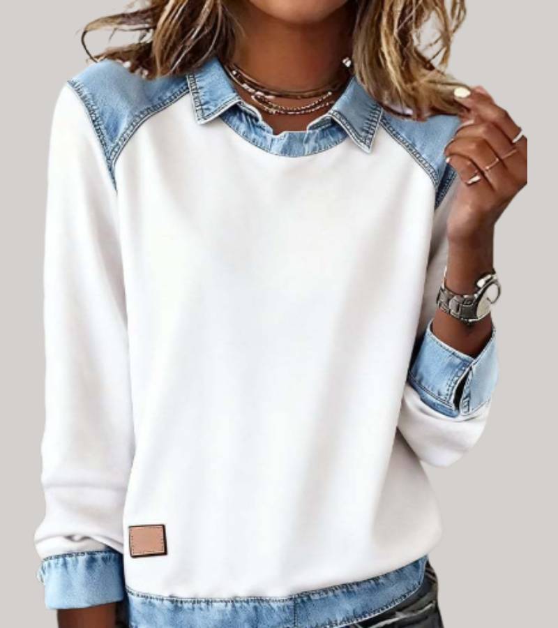 Nomi™ | Maglione Denim Confortevole