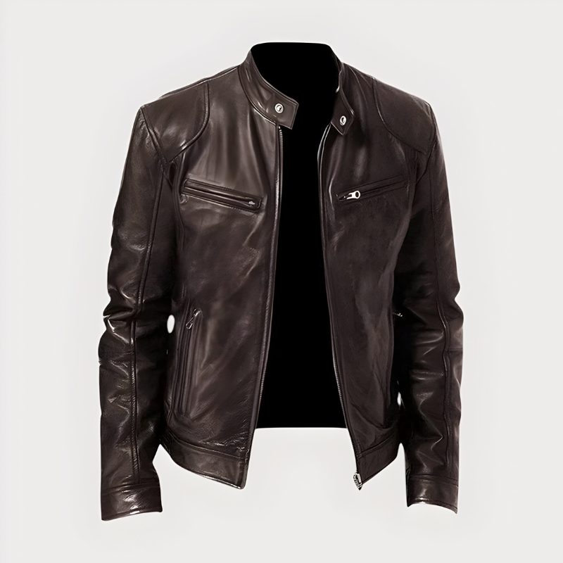 Joren | Classica giacca biker con zip