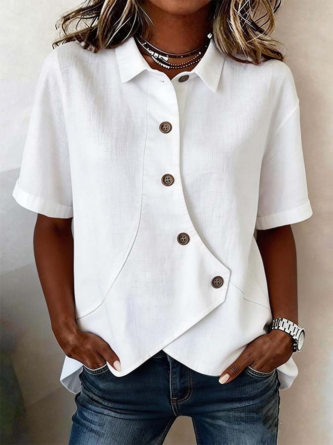 Mila™ | Blusa a Maniche Corte Confortevole