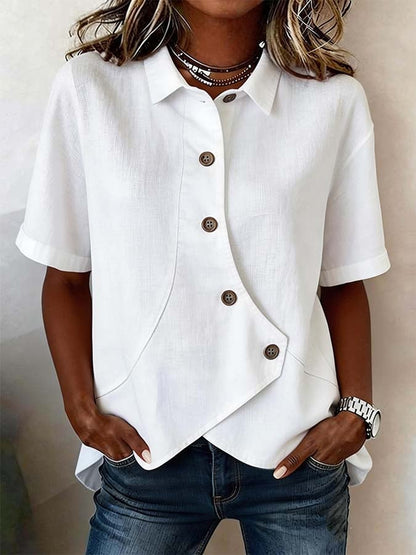 Mila™ | Blusa a Maniche Corte Confortevole