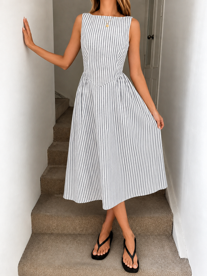 Denise™ | Elegante Abito Midi Camuffa Pancia