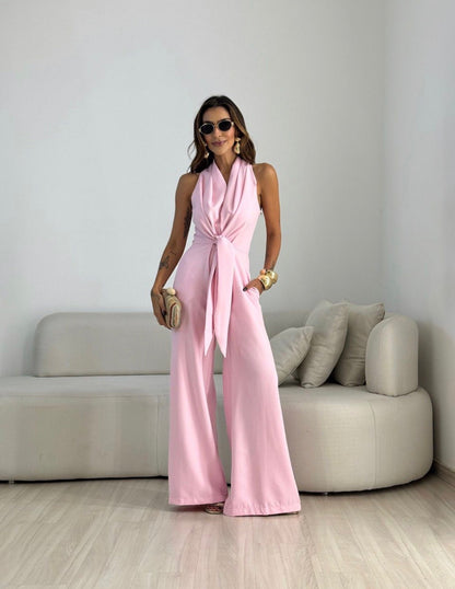 Lieke™ | Elegante Jumpsuit Halter