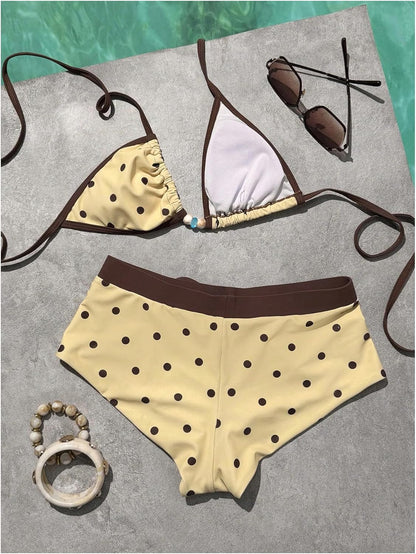 Lotte™ | Bikini Triangolo a Pois Casual