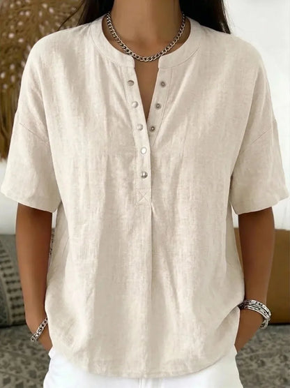 Mies™ | Blusa Estiva in Lino Leggero 1+1 GRATIS