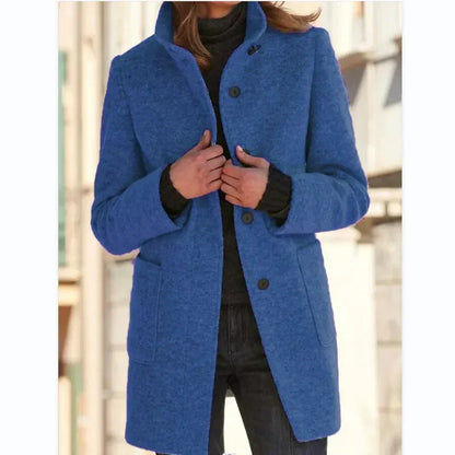 Mantello Bronte con chiusura a bottone per donne