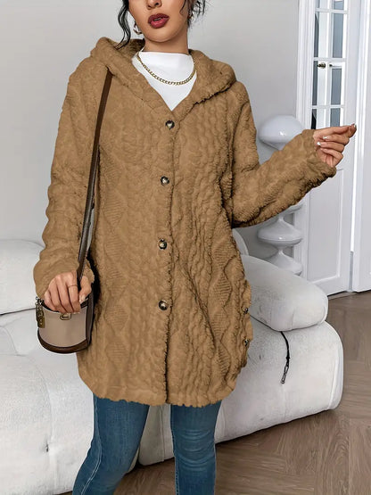 Lisa™ | Giacca Teddy Calda con Cappuccio