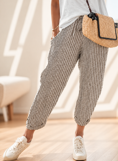 Nora™ | Pantaloni a Righe Confortevoli