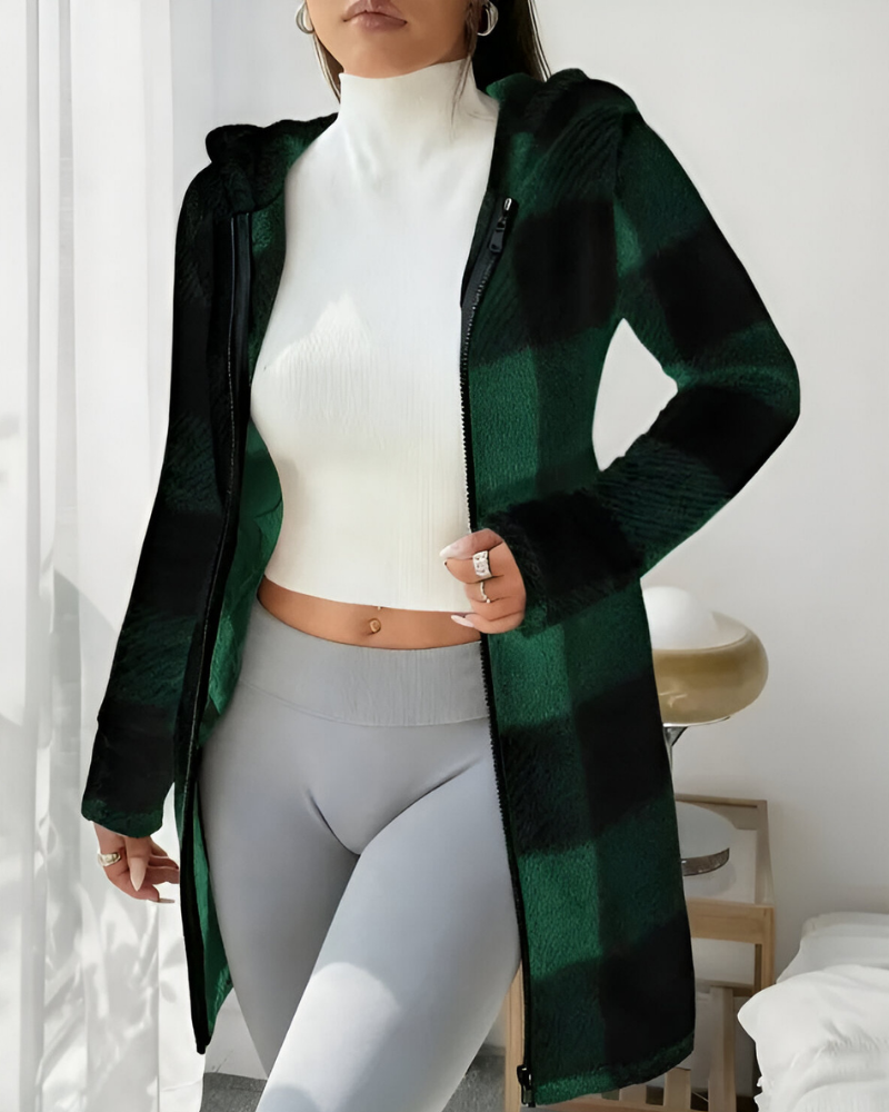 Zari™ | Giacca Moderna Calda con Cappuccio