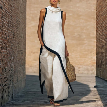 Jovanne™ | Elegante Set in Lino a Due Pezzi