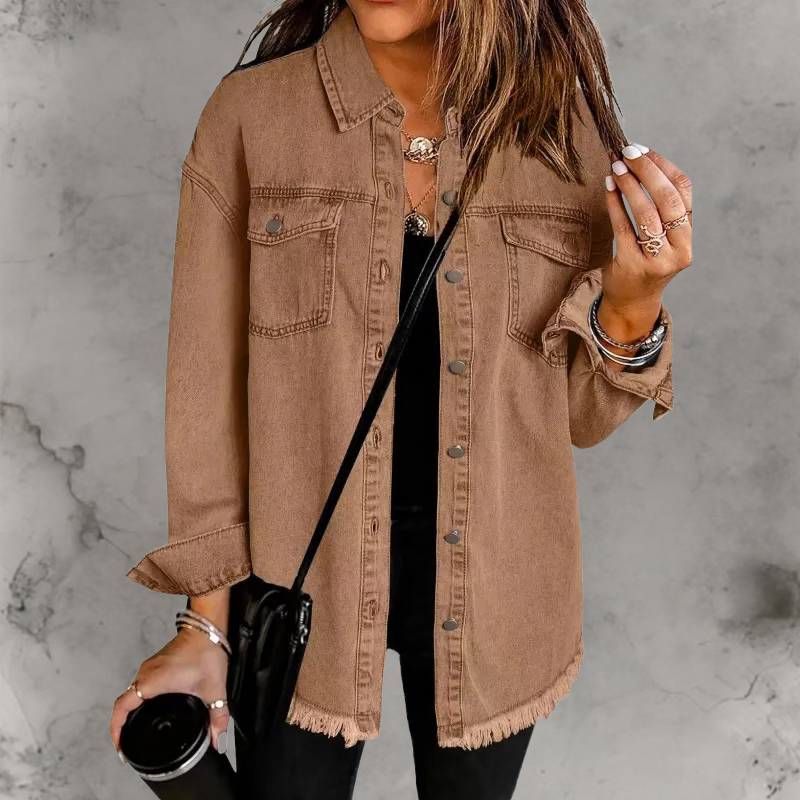 Kian™ | Giacca di Jeans Casual con Bottoni