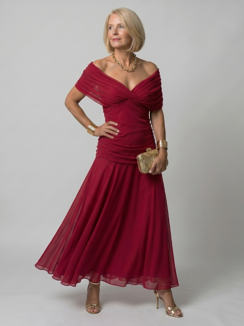 Evelina™ | Elegante Abito Maxi Camuffante per Gravidanza